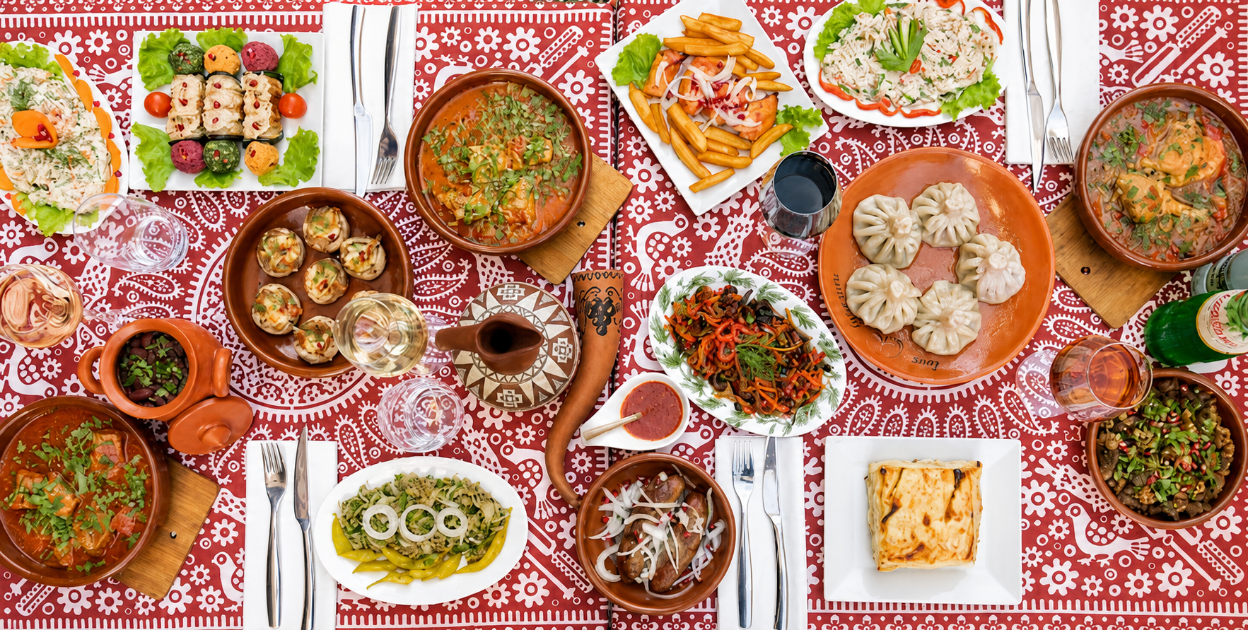 Restaurant Toné Géorgien — une assiette