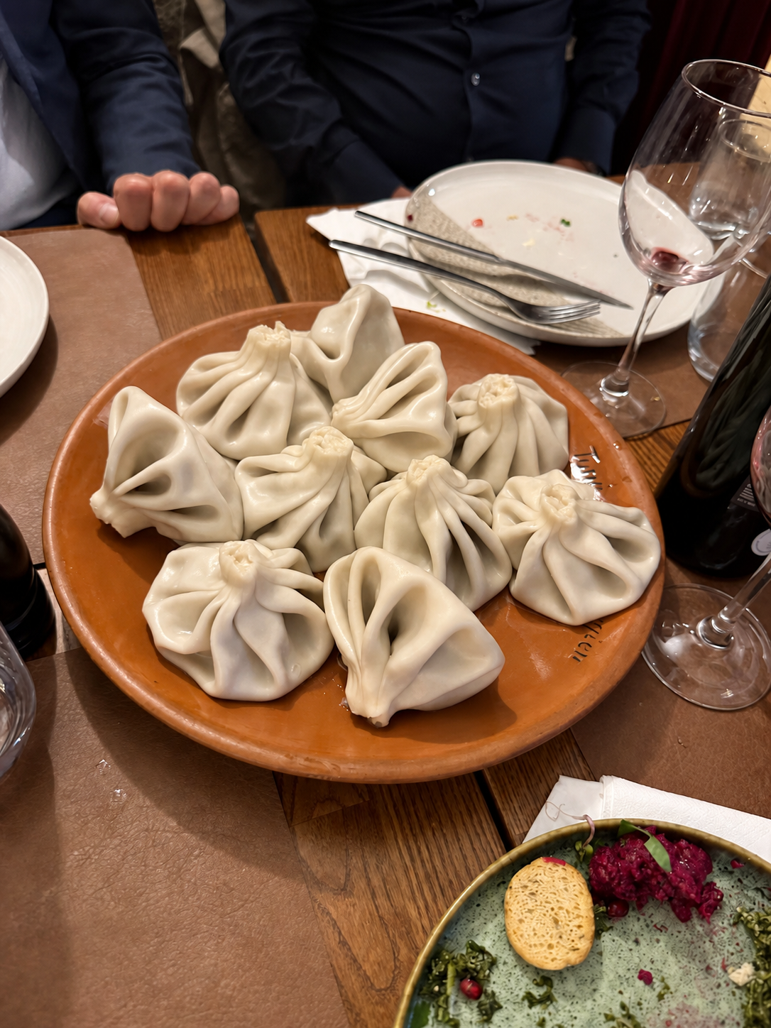 Restaurant Toné Géorgien — un détail de l’assiette