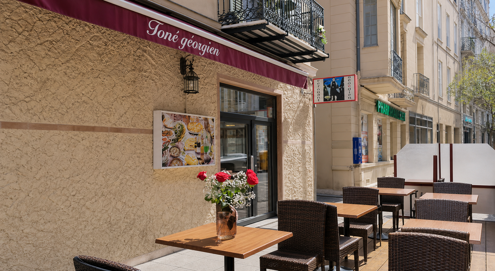 Restaurant Toné Géorgien — vue du restaurant